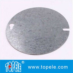 Octagonal Galvanized Steel Cover 54C1, Flat, 4-Inch Diameter
