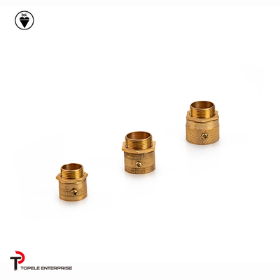 Golden Color Brass Connector Nickle Plated or None 38mm , 50 mm Size