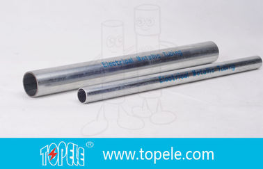 1-inEMT Conduit And Fittings Pre-Galvanized Metal Pipe , Electrical cable conduit