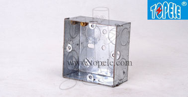 Pre - Galvanized Steel Electrical Boxes And Covers British Standard BS Box For Switches