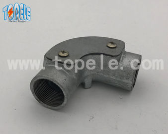 Durable BS4568 Metal Conduit Connectors Malleable Iron Channel Inspection Elbow