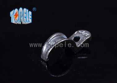 Malleable Iron Pipe Clamp , IMC Conduit And Fittings One Hole Conduit Strap