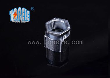 Zinc Plated Malleable Iron Three Piece Coupling For Threaded Rigid Conduits / IMC Conduits