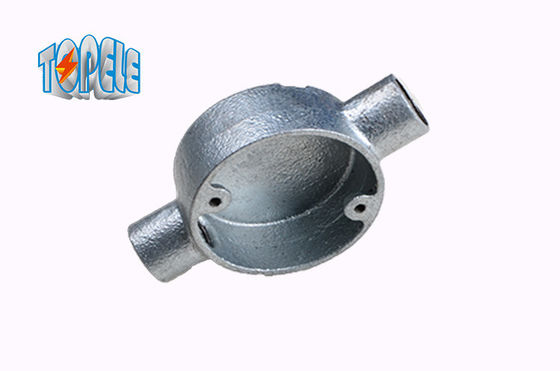 Malleable Cast Iron 2 way  BS4568 conduit  Circular Junction Box
