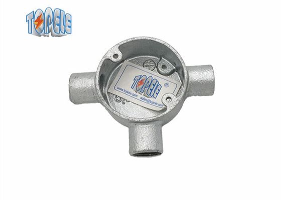 Oem Design Conduit Galvanized  Fittings Malleable IronTee  Circular Electrical Box