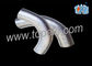 BS4568 Galvanized Steel Pipe Malleable Iron Channel Intersection Elbow 20mm / 25mm