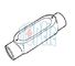 Aluminum Die Cast Conduit Body , Threaded C Type With Cover / Outlet Box