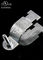UL Steel Pipe Clamps / Galvanized Strut Clamp For Rigid Pipe , Galvanized Surface Finish