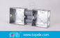 Electrical Boxes / 2-Gang British Standard Metal Conduit Box with PVC , Switch Box