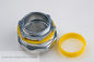 1/2&quot; - 4&quot; Zinc Liquid Tight Straight Connector With Yellow / Blue Gasket