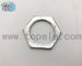 20MM / 25MM / 32MM BS Standard Conduit Pipe Fittings Of Steel Hexagon Locknut