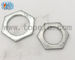 20MM / 25MM / 32MM BS Standard Conduit Pipe Fittings Of Steel Hexagon Locknut